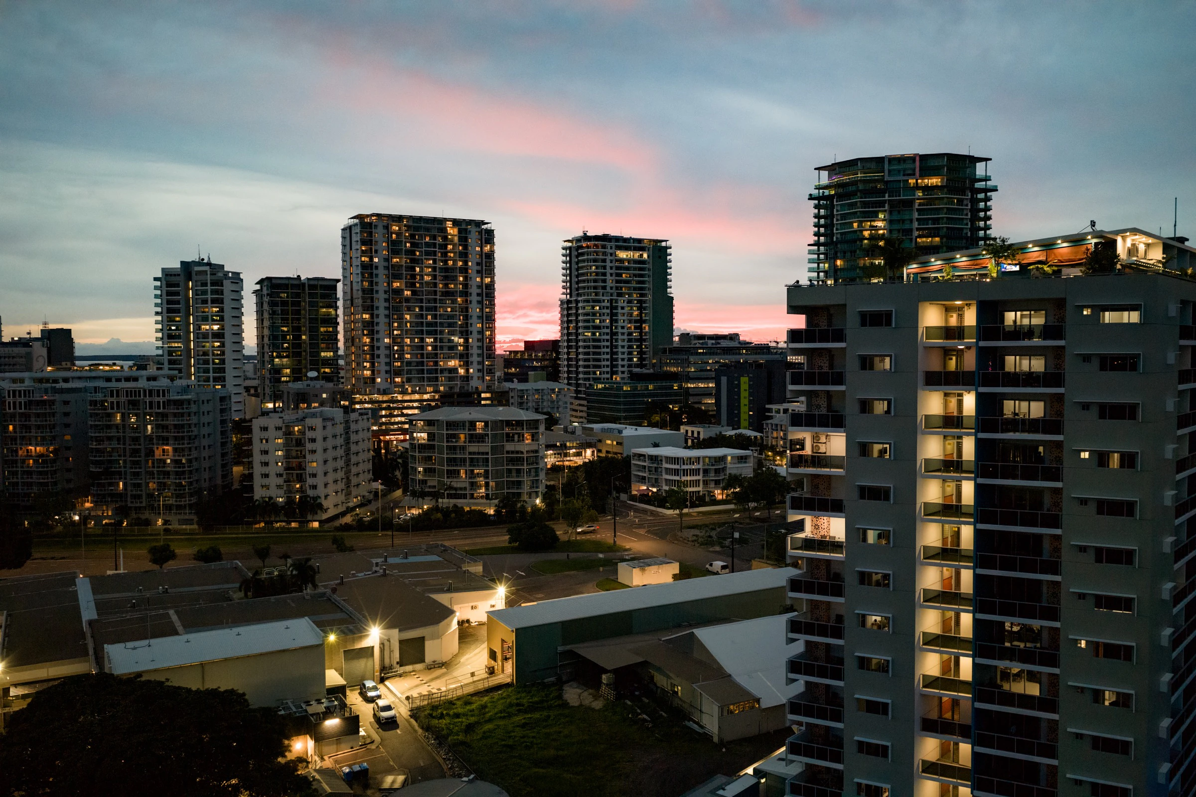 Aerial drone photography in Darwin