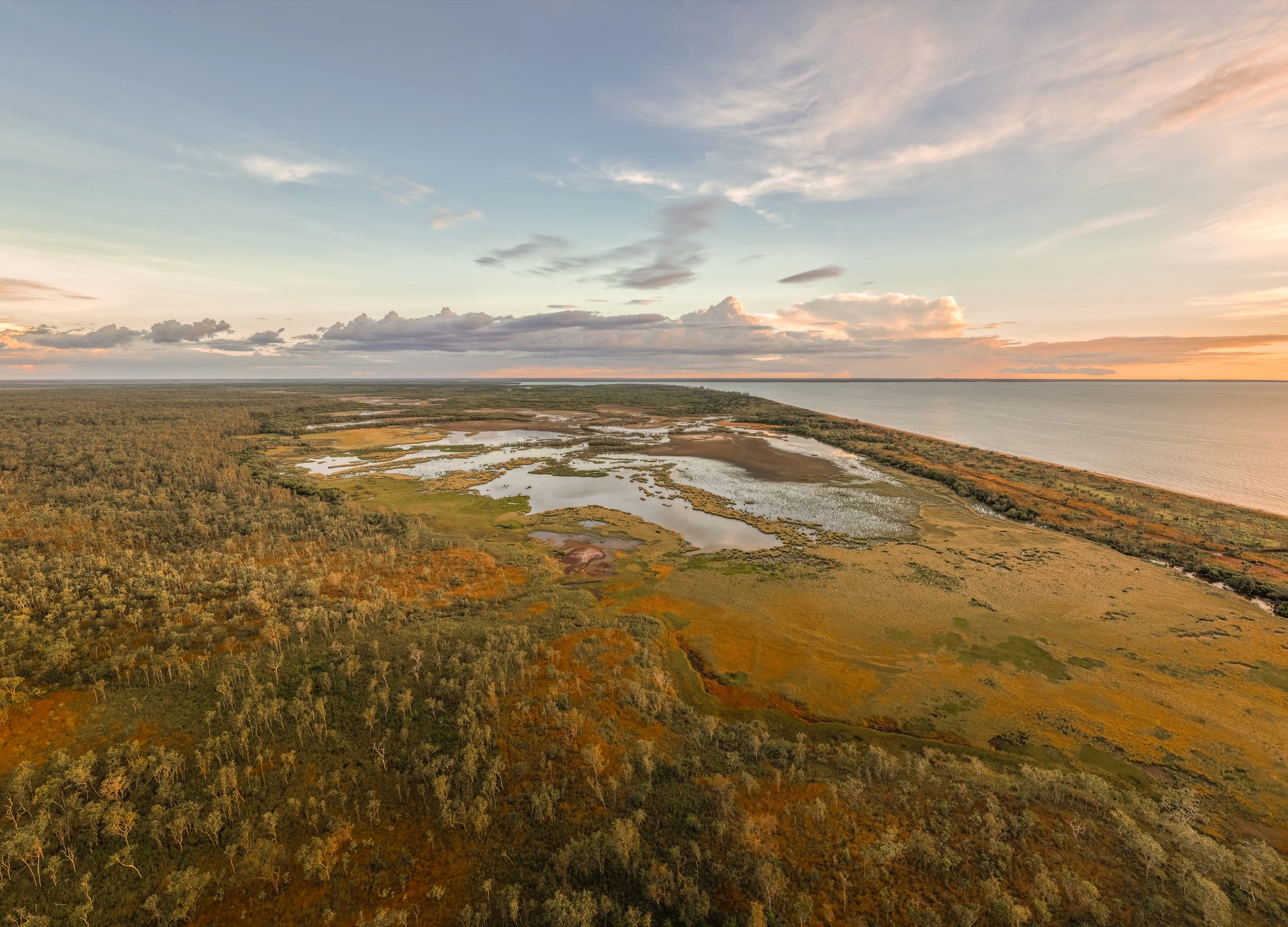 Aerial drone photography in Darwin