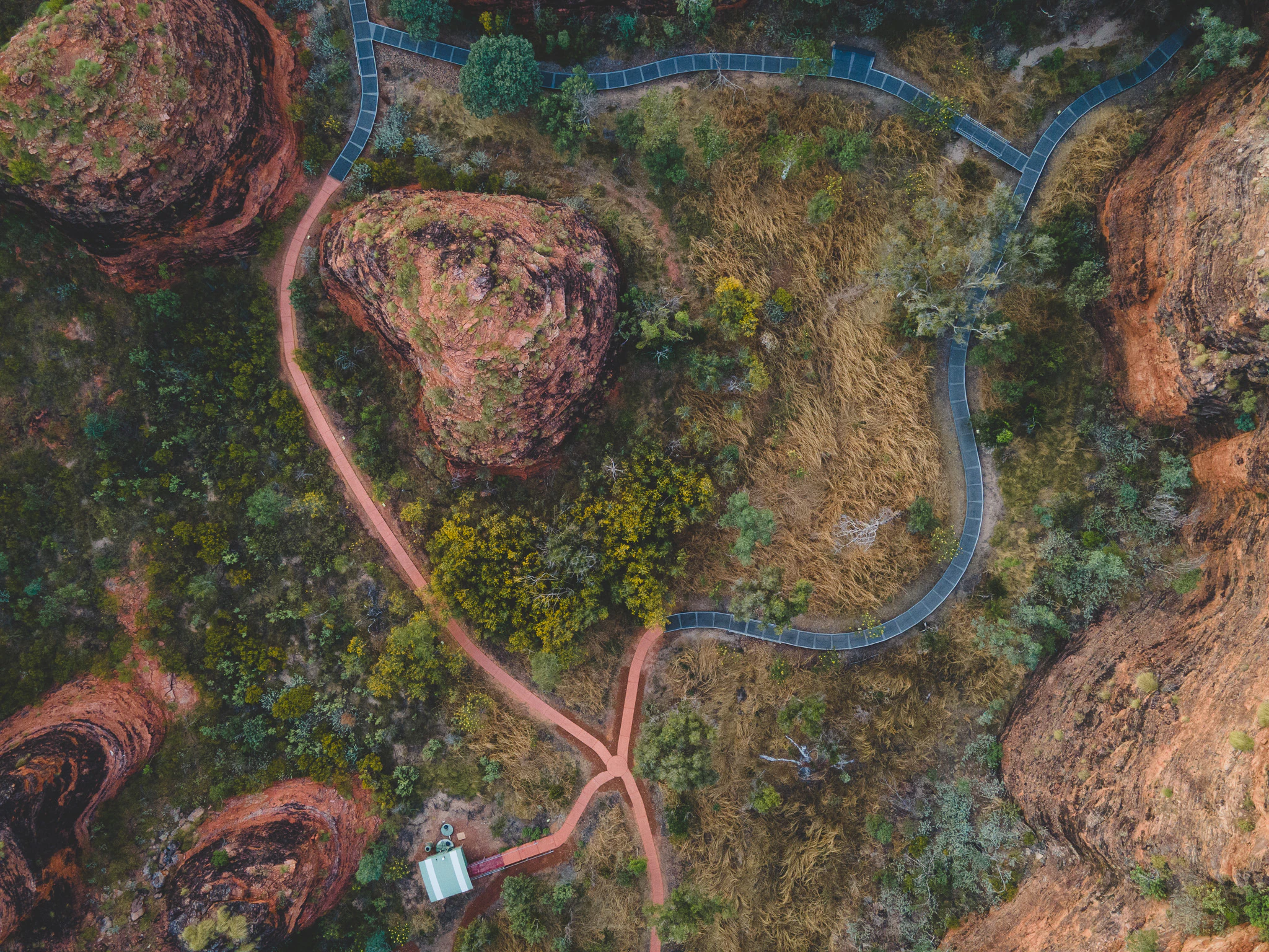 Drone aerial view, Northern Territory