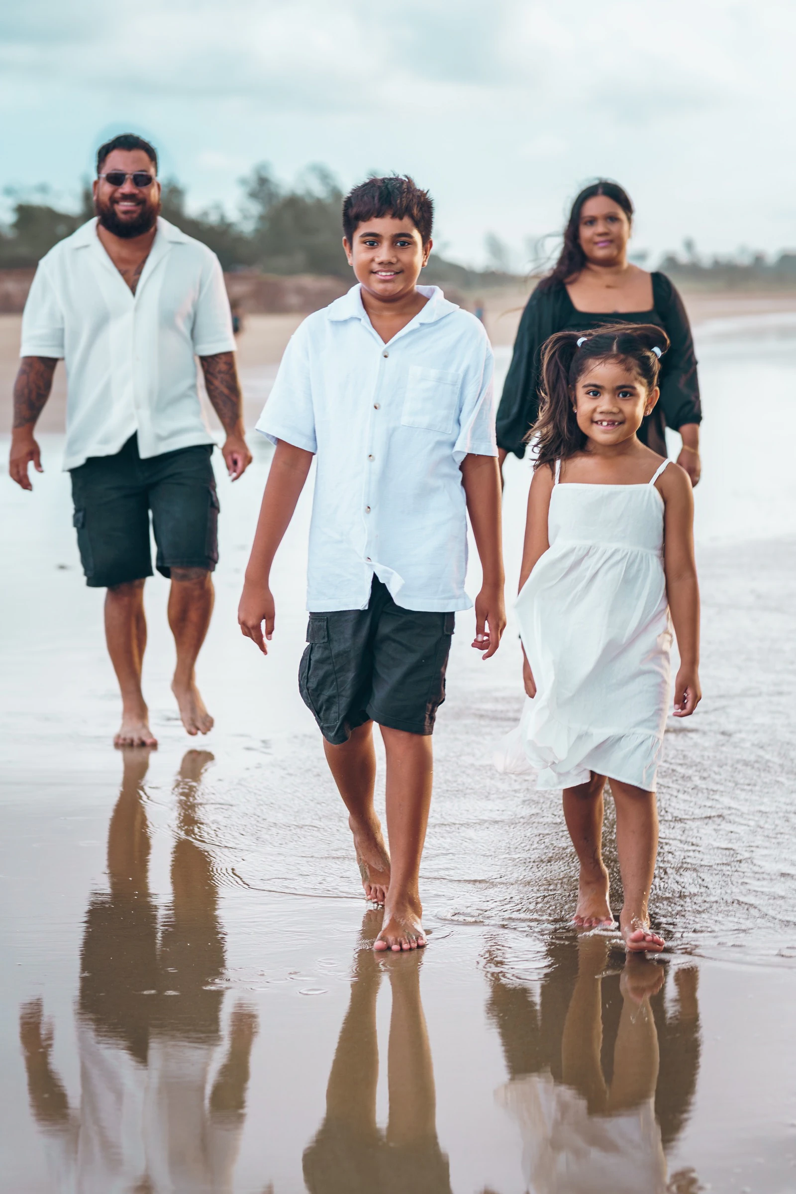 Family portraits with natural light