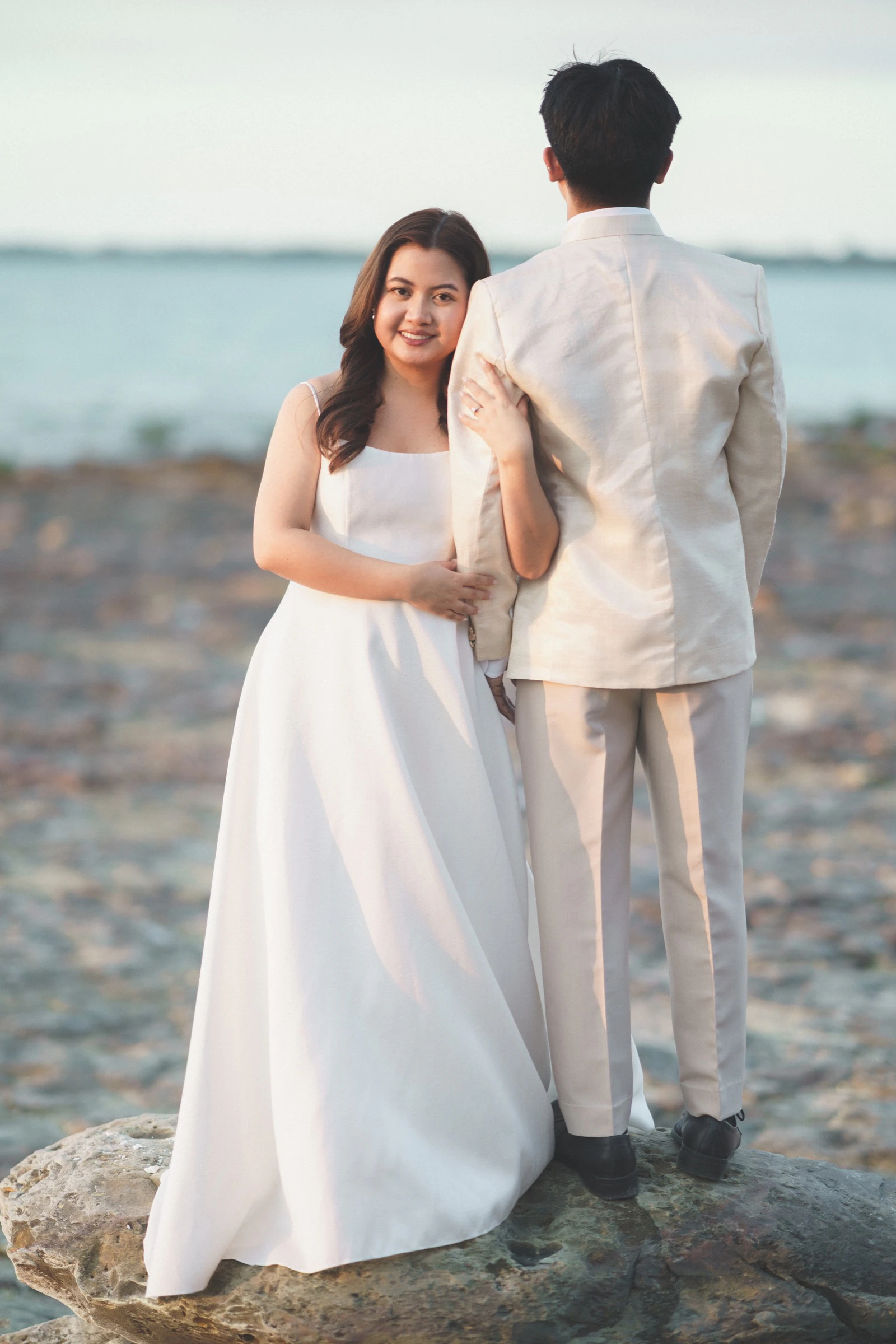 Wedding portraits in natural light